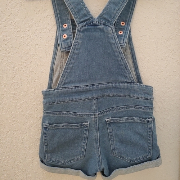 BCBG Girls Jean Shortalls sz 5 - Picture 2 of 2